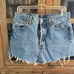Levi's Blue Denim Women's Skirt